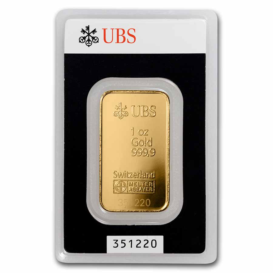 1 oz Gold Bar - UBS (Hologram, In Assay) | eBay